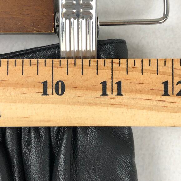 Pinko Skirt Black Asterismo 1 Similpelle Light Women's Midi Side Zip US Size 1 - Picture 13 of 16